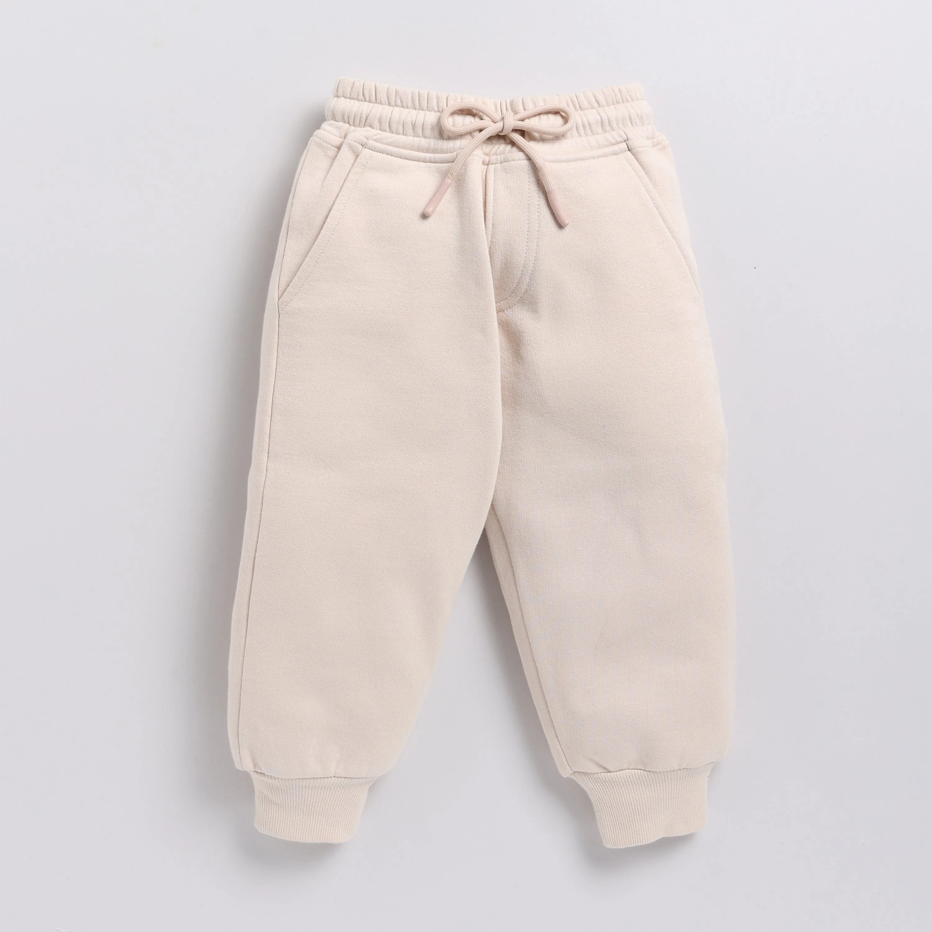 Almond Organic Fleece Relaxed Jogger