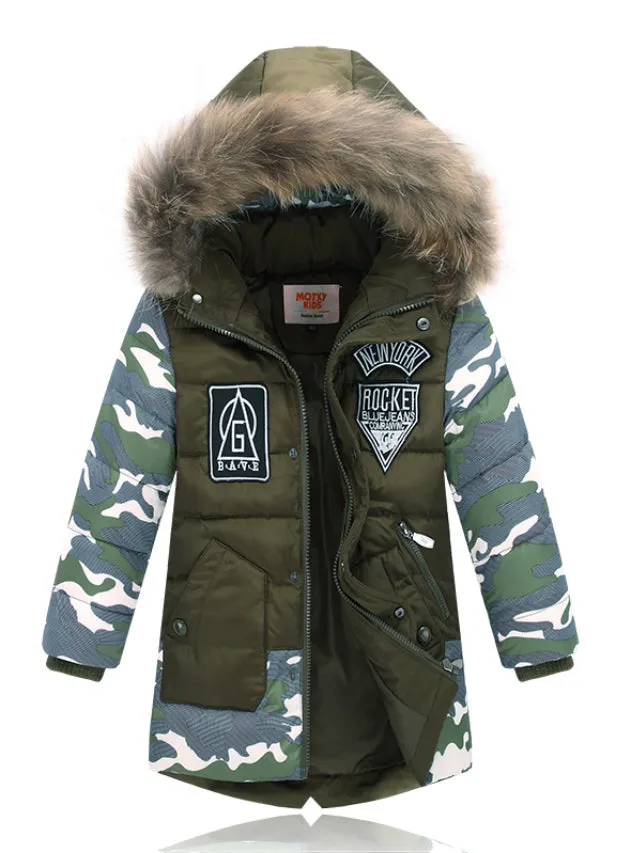 Baby Outerwear Down Jacket Boys Winter Coats