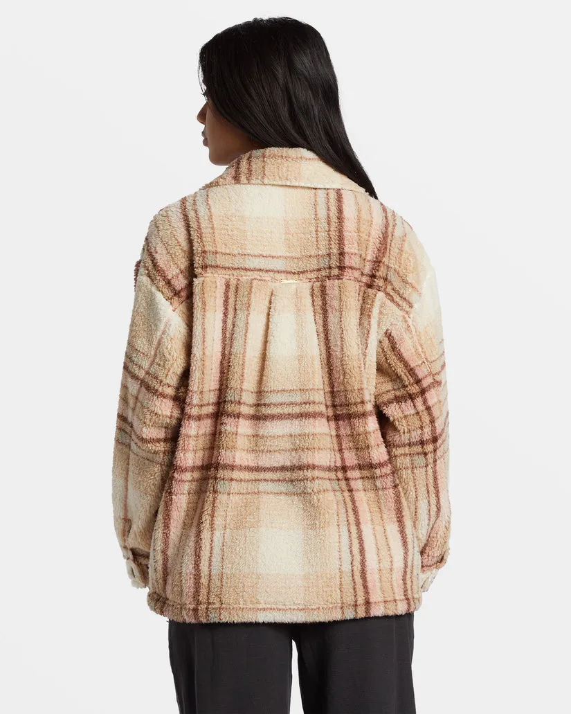 BILLABONG Sundown Plaid Sherpa Jacket