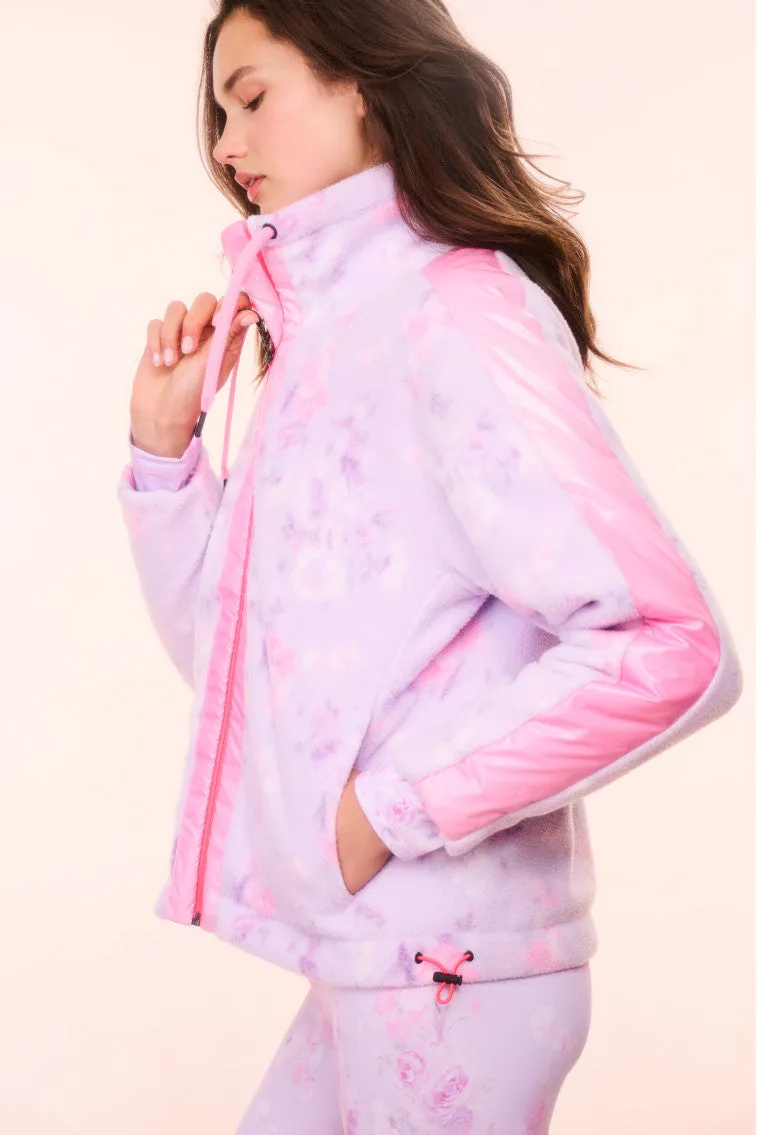 BOGNER FIRE ICE x LoveShackFancy Ninetta Fleece Jacket - HIBISCUS