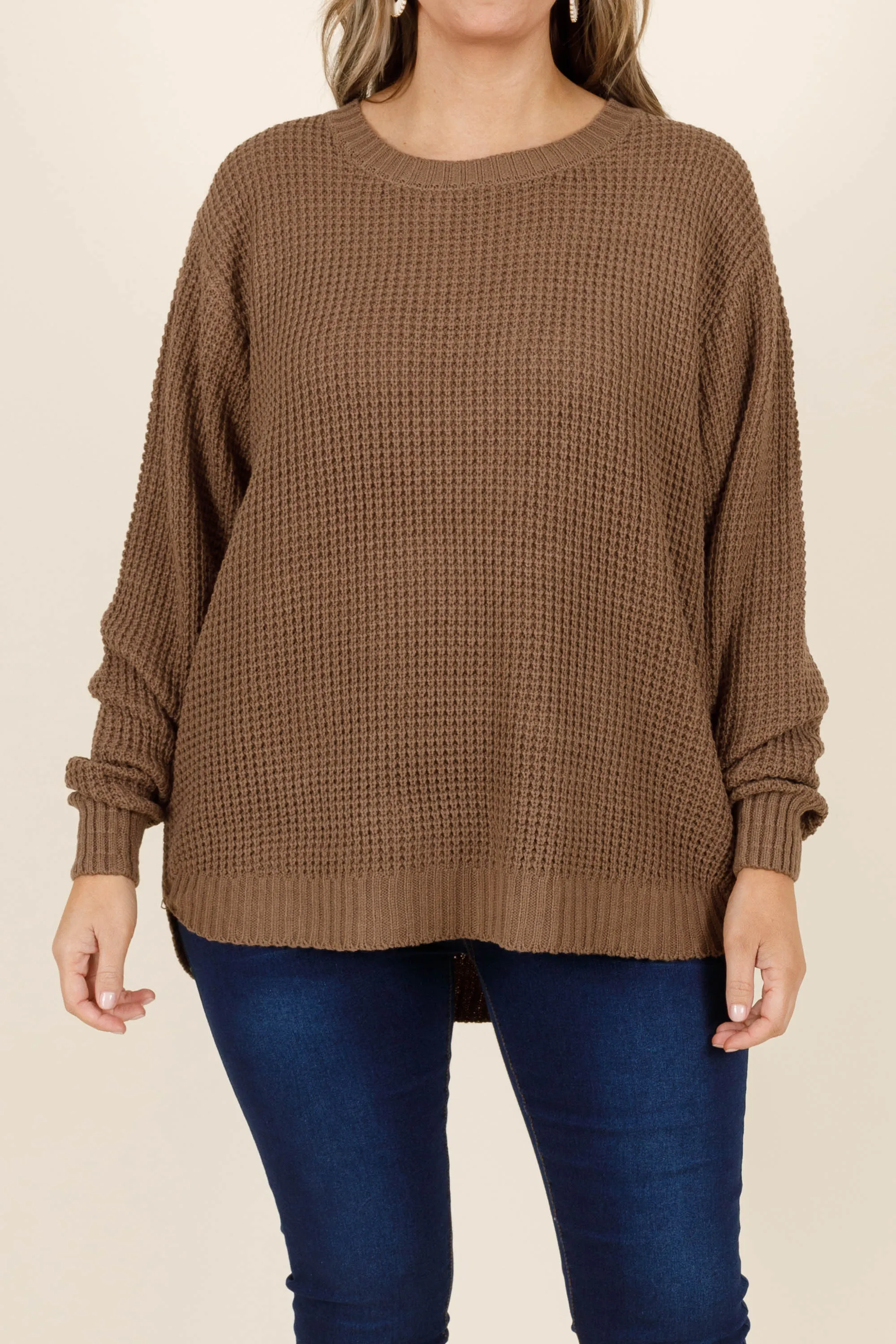 Call Me Tomorrow Sweater, Mocha