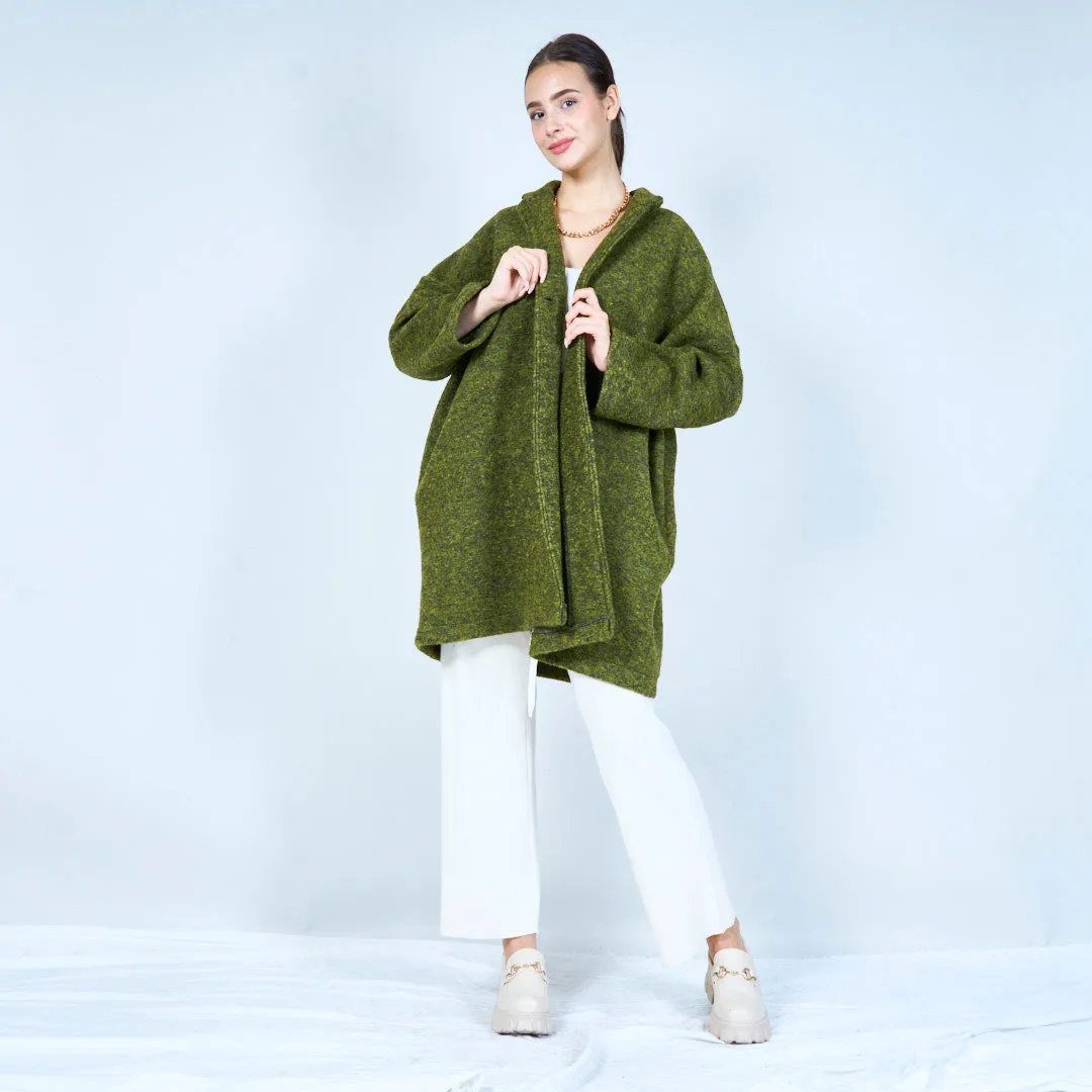 Cozy oversized knit jacket wholesale