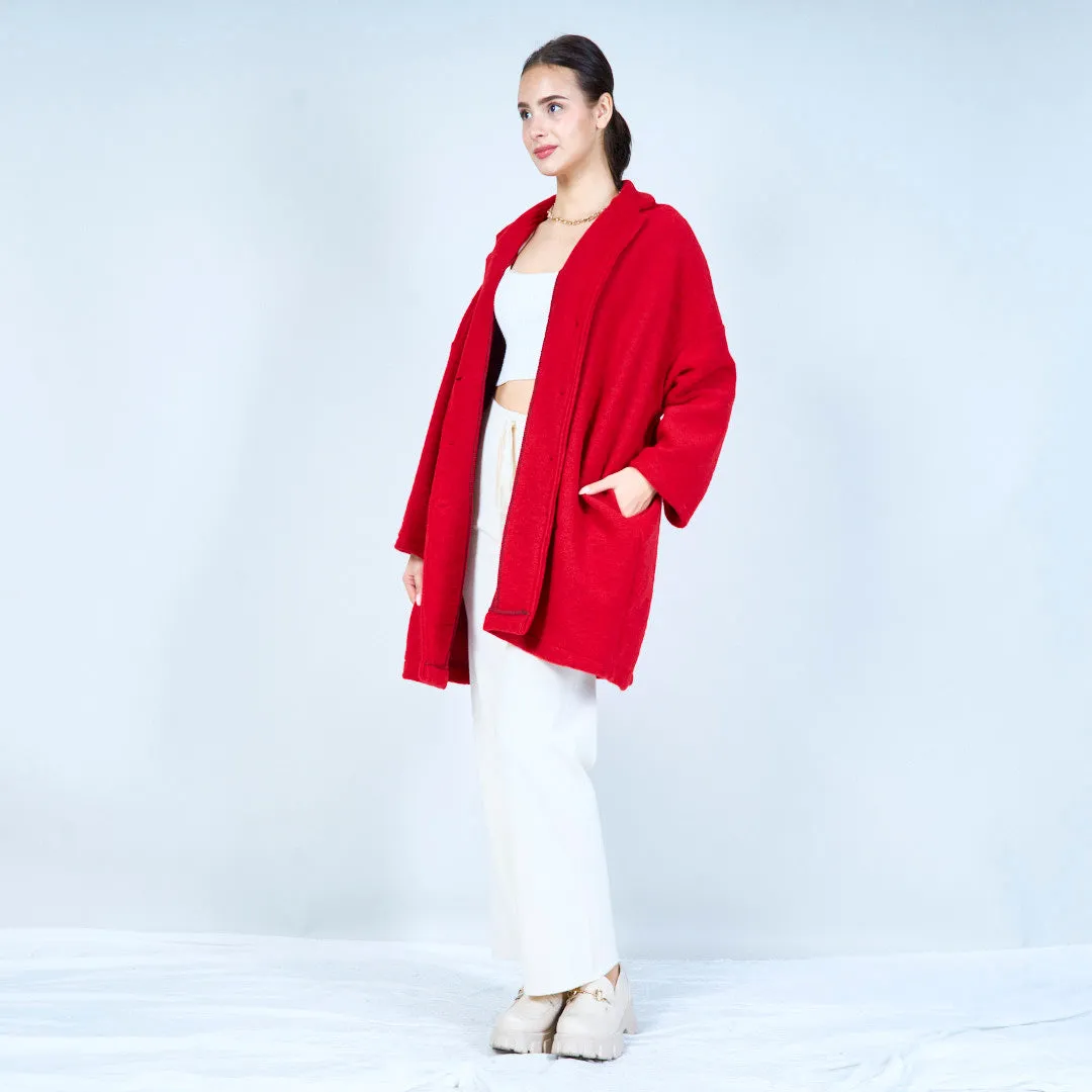 Cozy oversized knit jacket wholesale