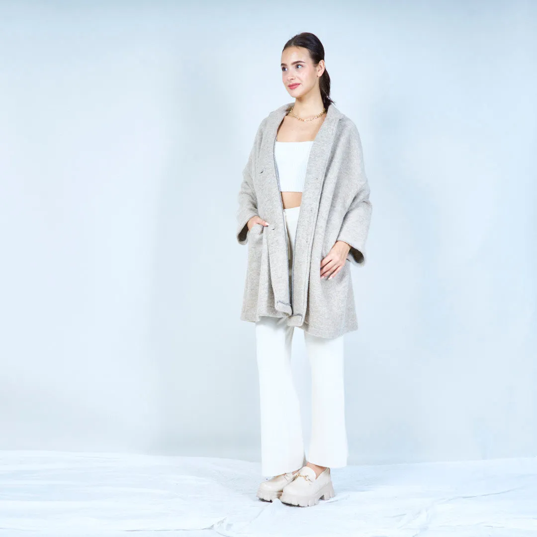 Cozy oversized knit jacket wholesale