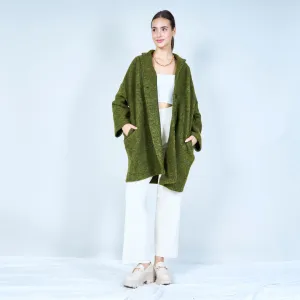 Cozy oversized knit jacket wholesale