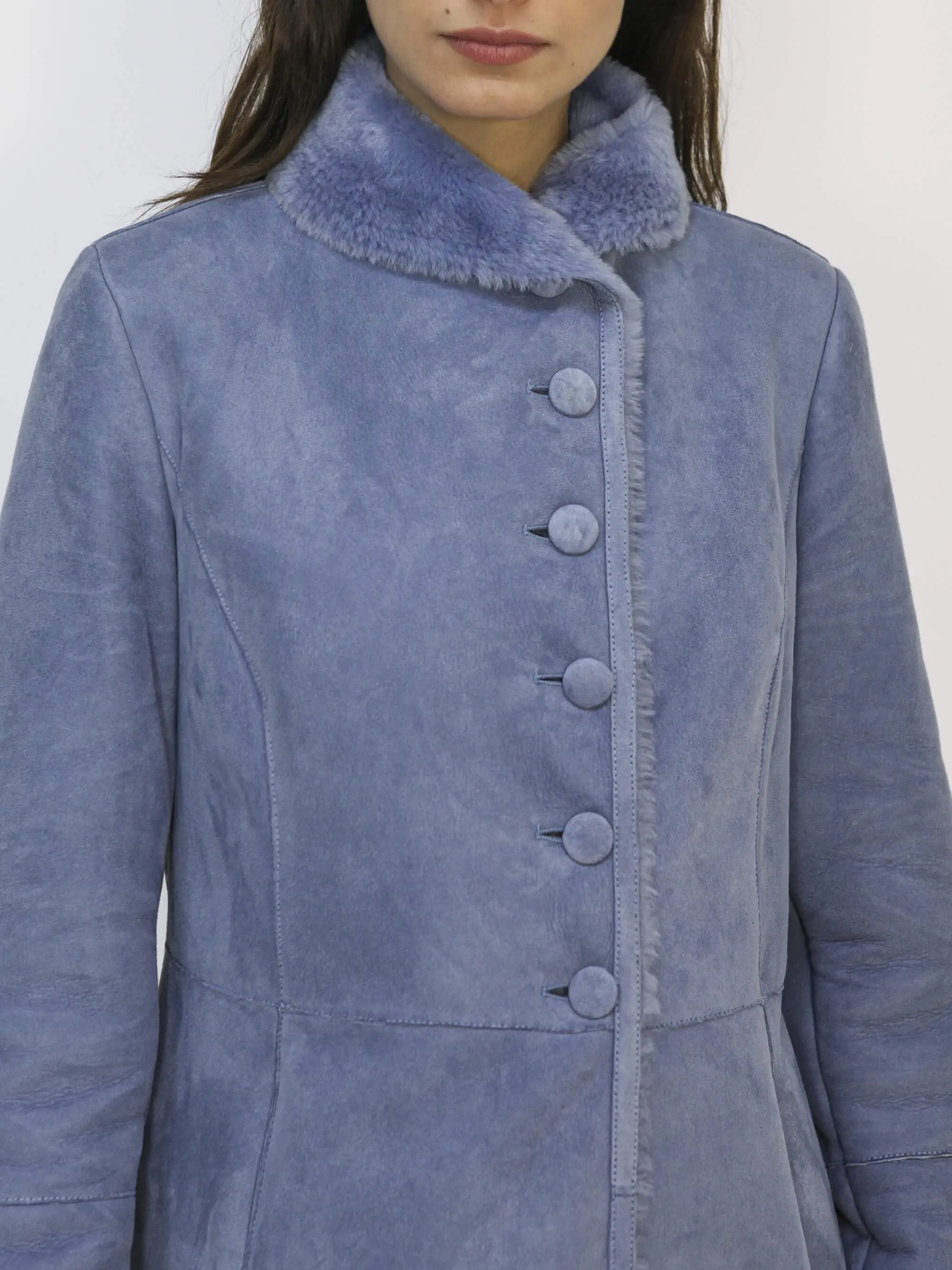 Elisabeth Long Italian Merino Shearling Sheepskin Coat