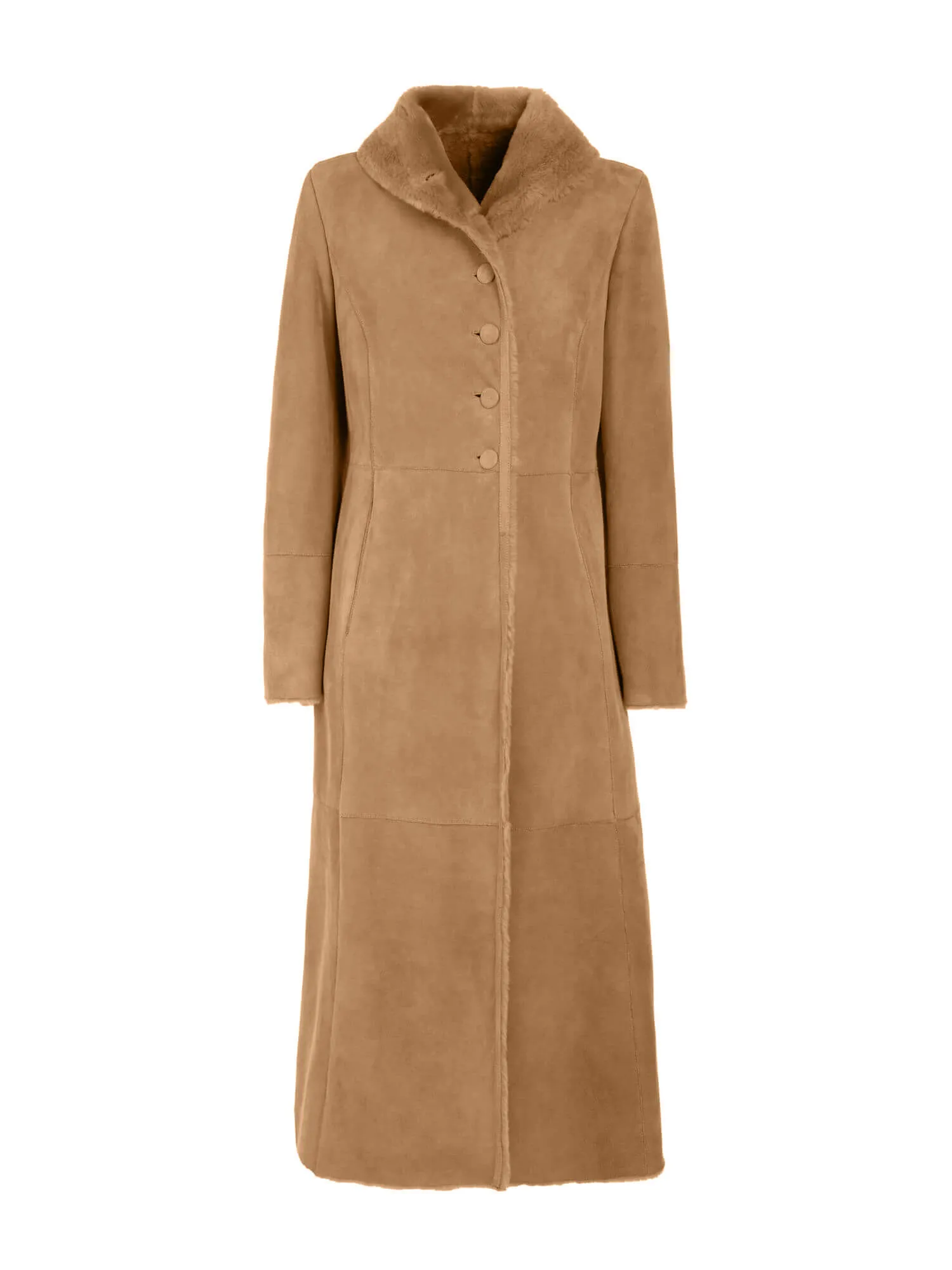 Elisabeth Long Italian Merino Shearling Sheepskin Coat