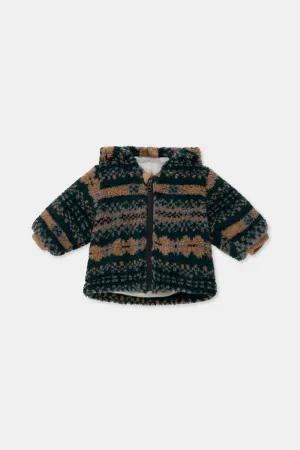 Ethnic Sherpa Baby Jacket