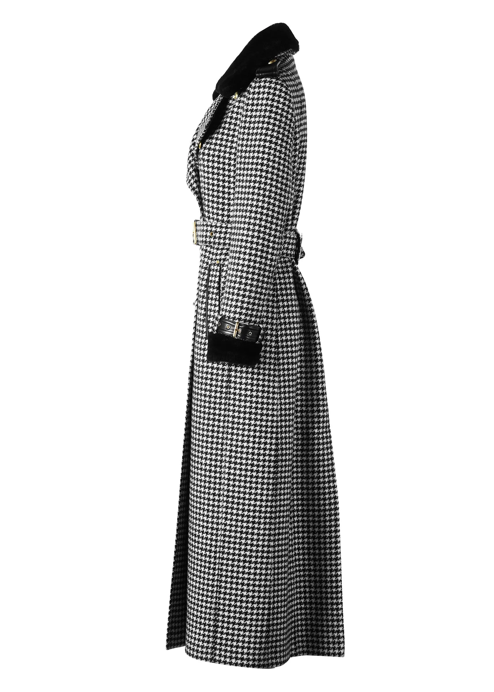 Gold Label Trench (Houndstooth)