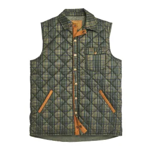 Grouse Plaid Braswell Vest - Olive