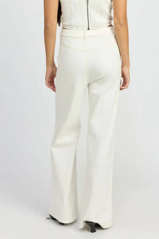 High Waist Wide Leg Pants