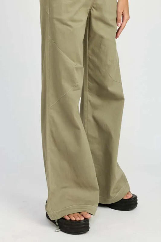 High Waist Wide Leg Pants