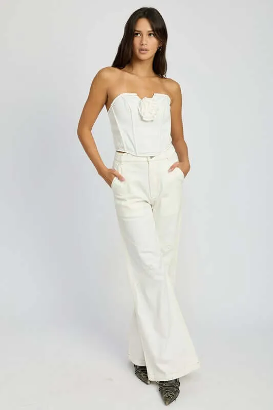 High Waist Wide Leg Pants