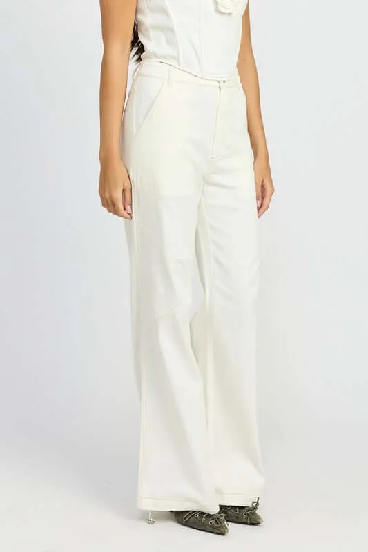 High Waist Wide Leg Pants