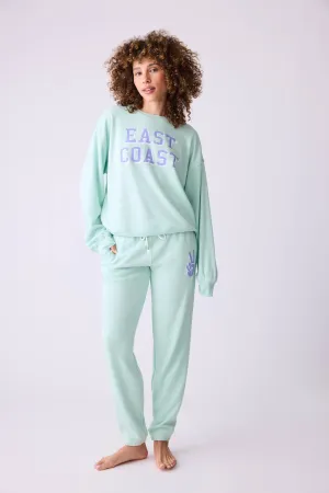 Home Base East Coast Graphic Fleece Jogger Set