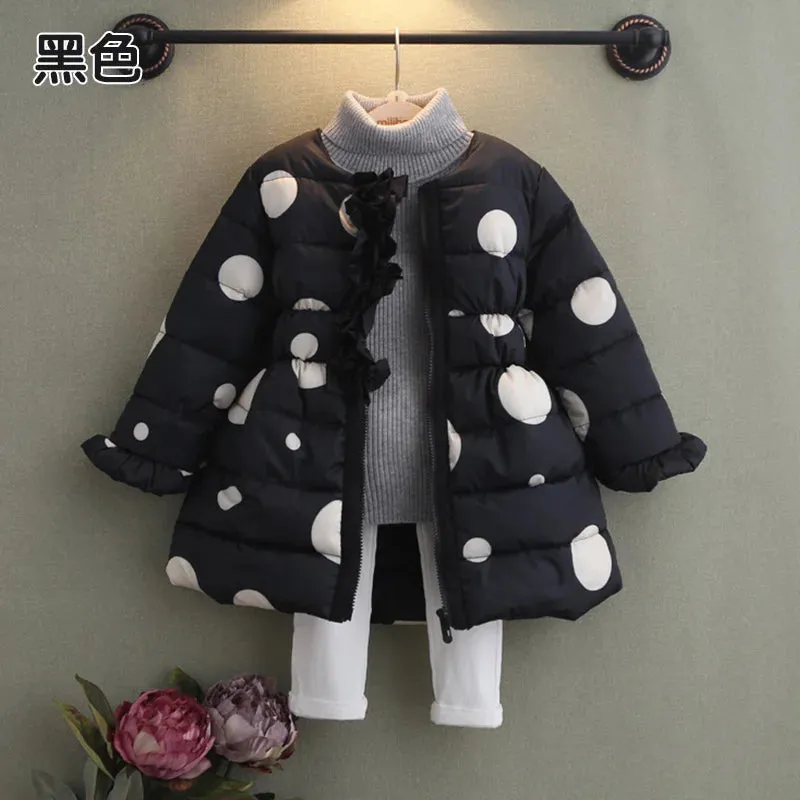 Ke'mora Outerwear Polka Dot Coat For Kids