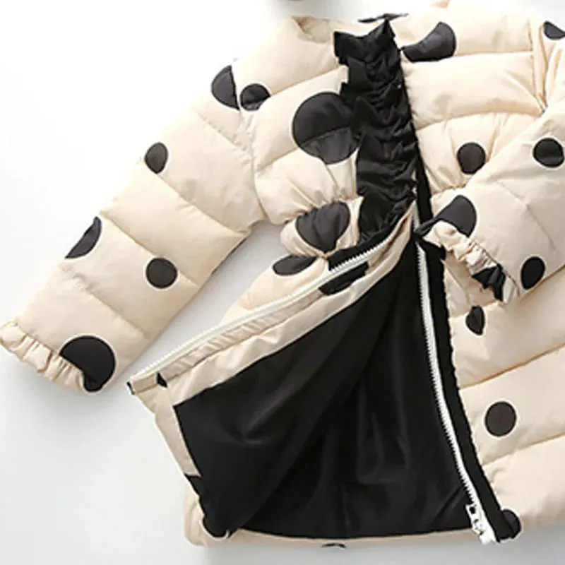 Ke'mora Outerwear Polka Dot Coat For Kids