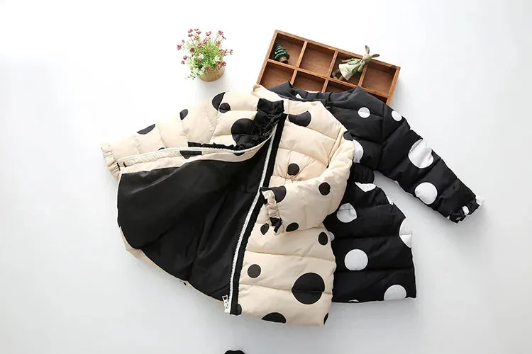 Ke'mora Outerwear Polka Dot Coat For Kids