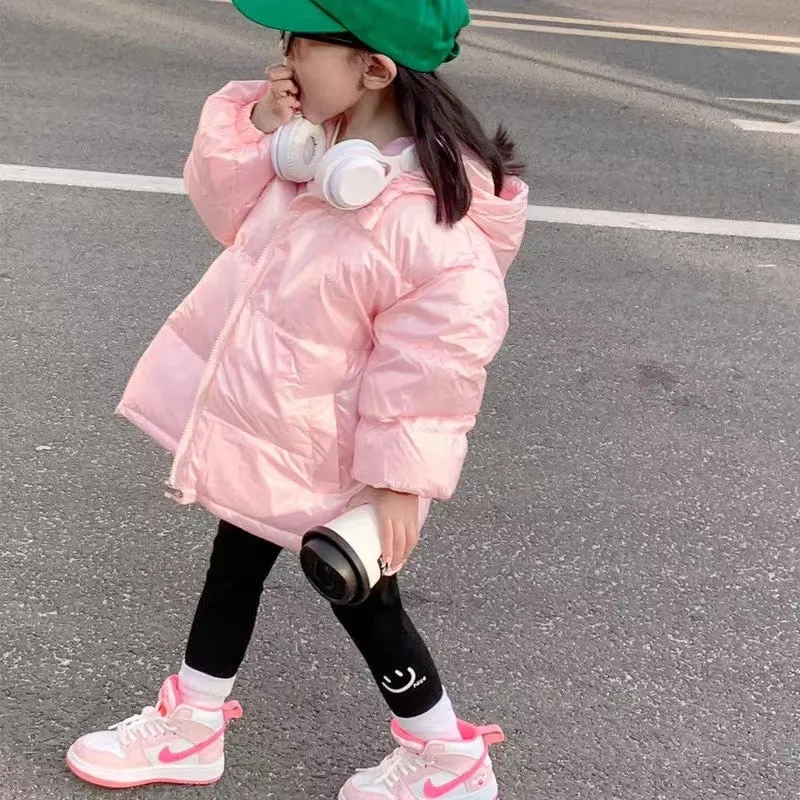 Kid Girl Down Padded Jacket Warm Coats Children Winter Outerwear - GPJ2789