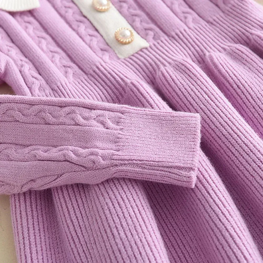 Knitted Princess Sweater Dress