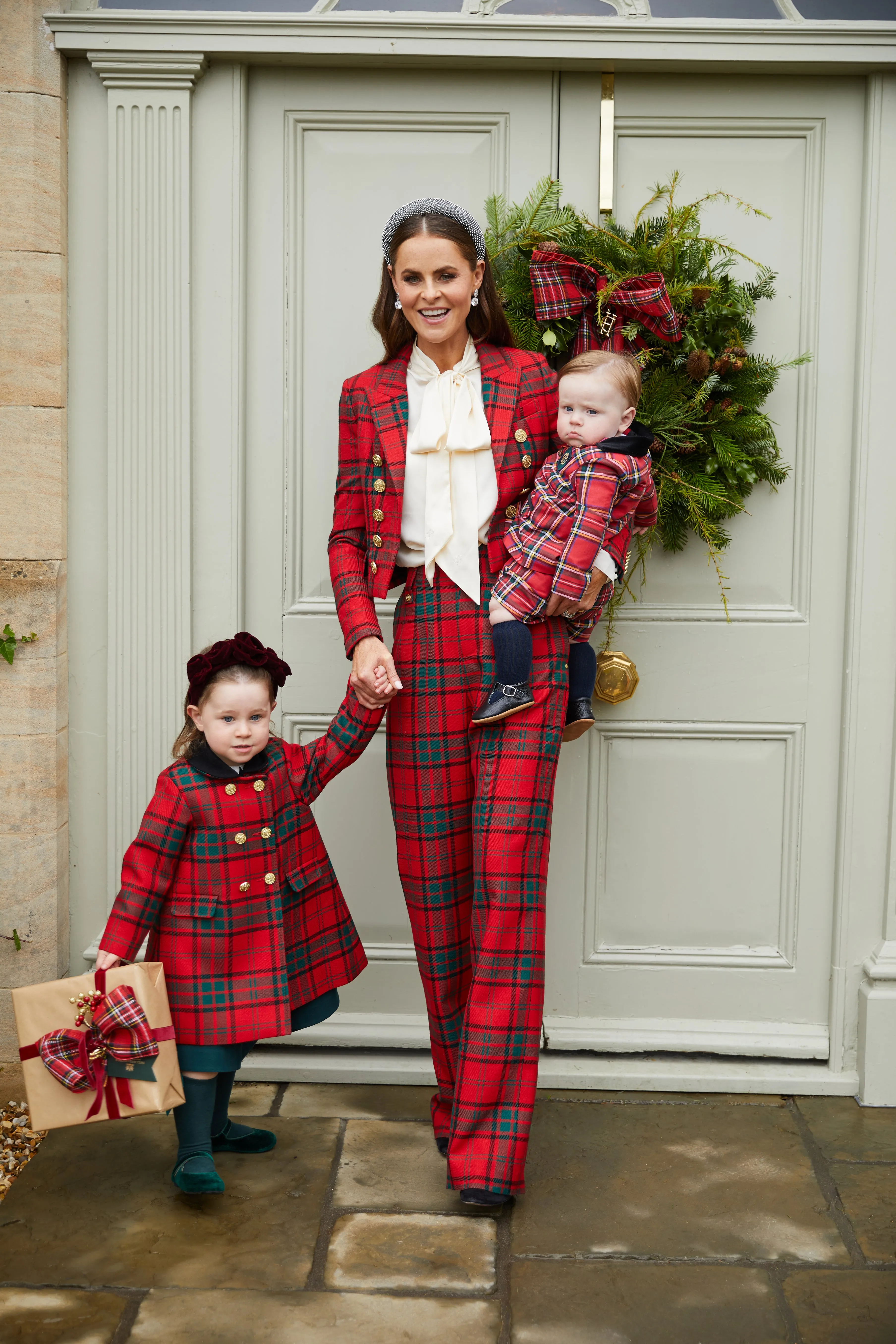 Little Town Coat (Red Tartan)