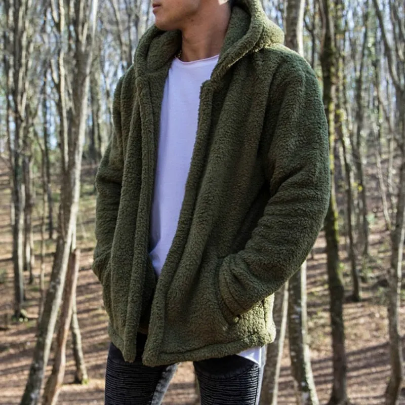 Men's Teddy Fleece Cardigan