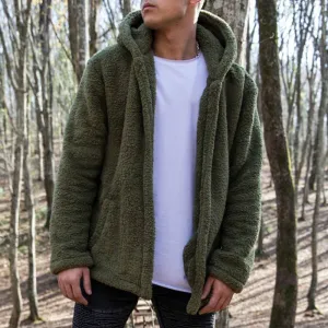 Men's Teddy Fleece Cardigan