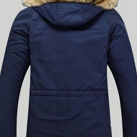 Men's Winter Hooded Down Coat Parkas