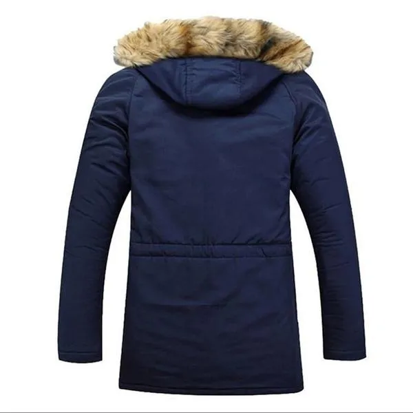 Men's Winter Hooded Down Coat Parkas