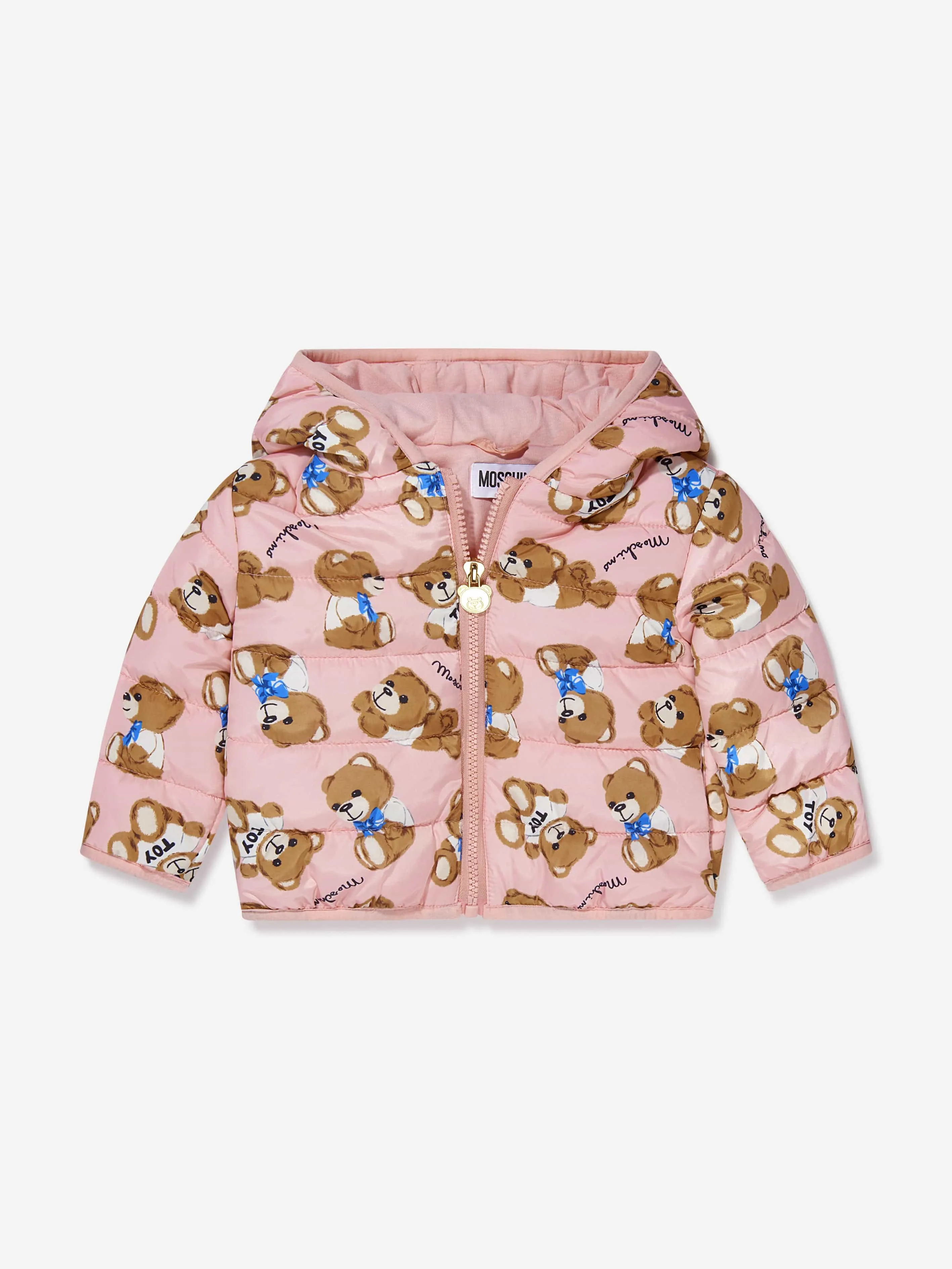 Moschino Baby Girls Teddy Bear Padded Jacket