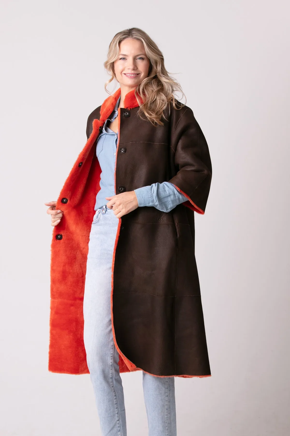 Rachel Shearling Coat