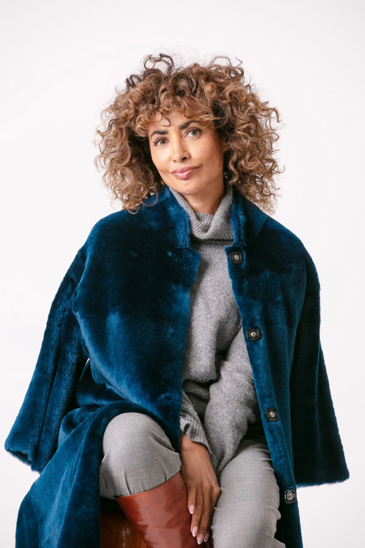 Rachel Shearling Coat