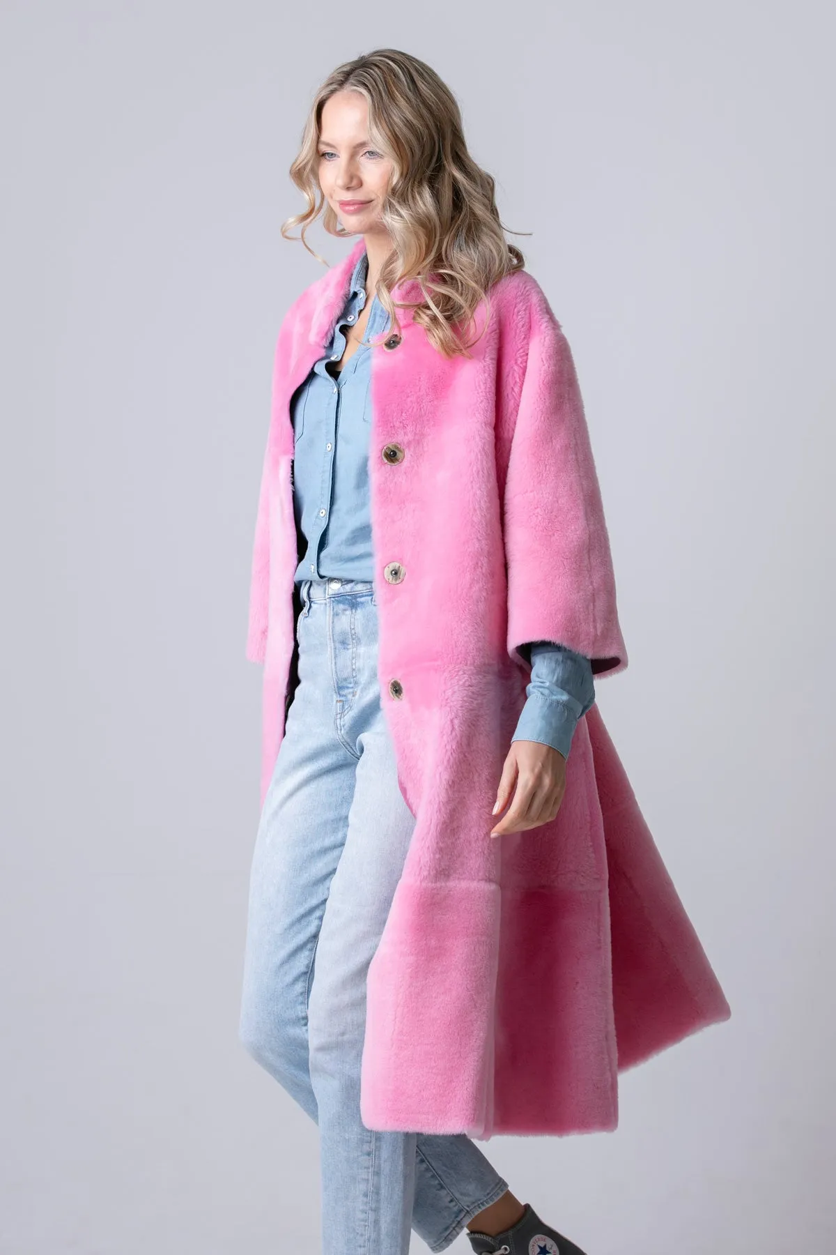 Rachel Shearling Coat