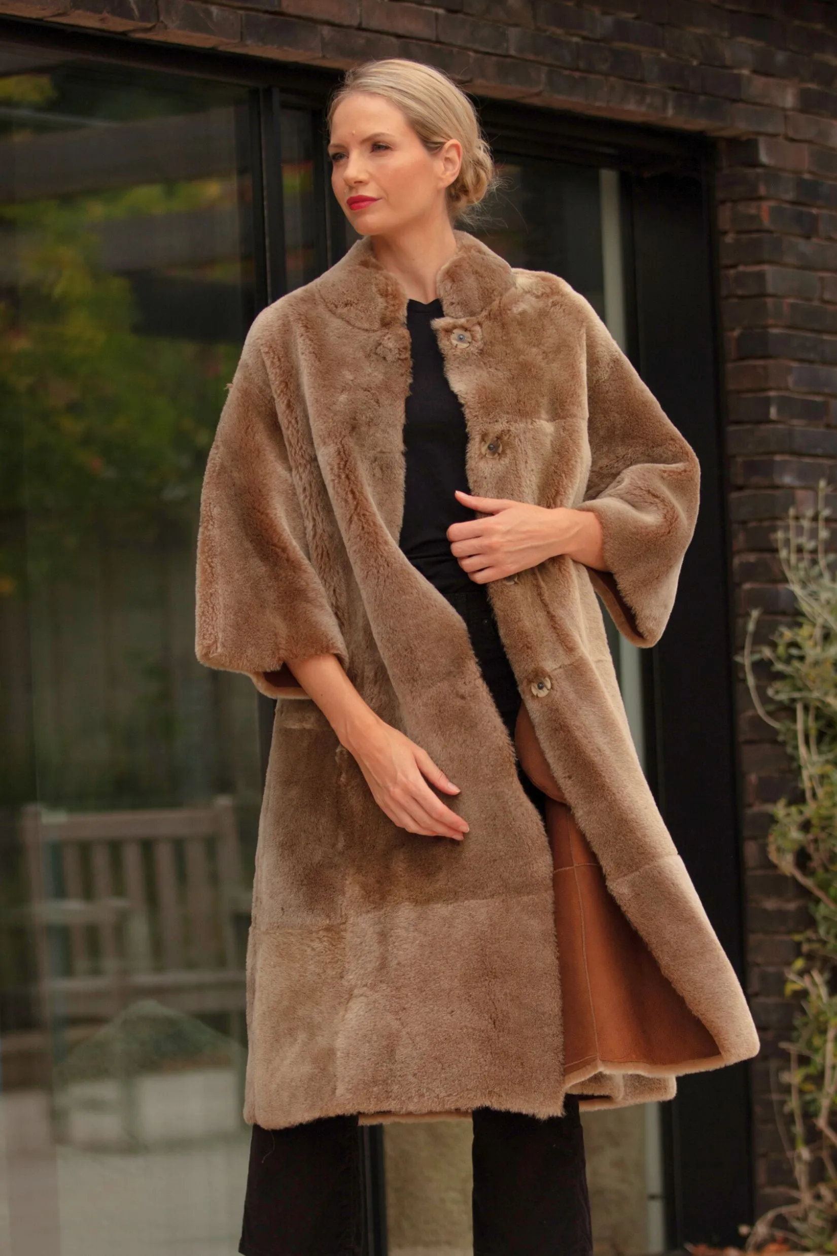 Rachel Shearling Coat