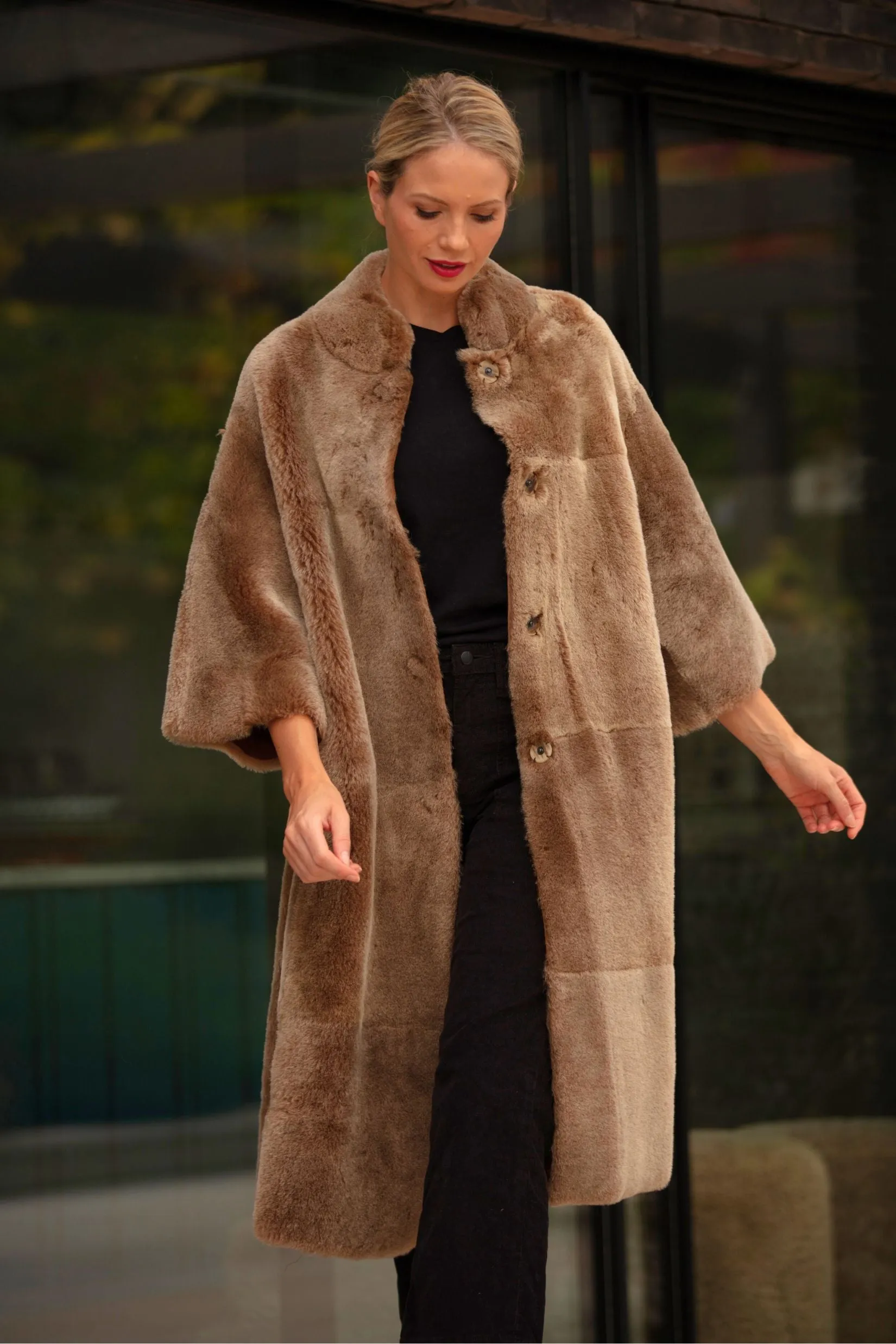 Rachel Shearling Coat