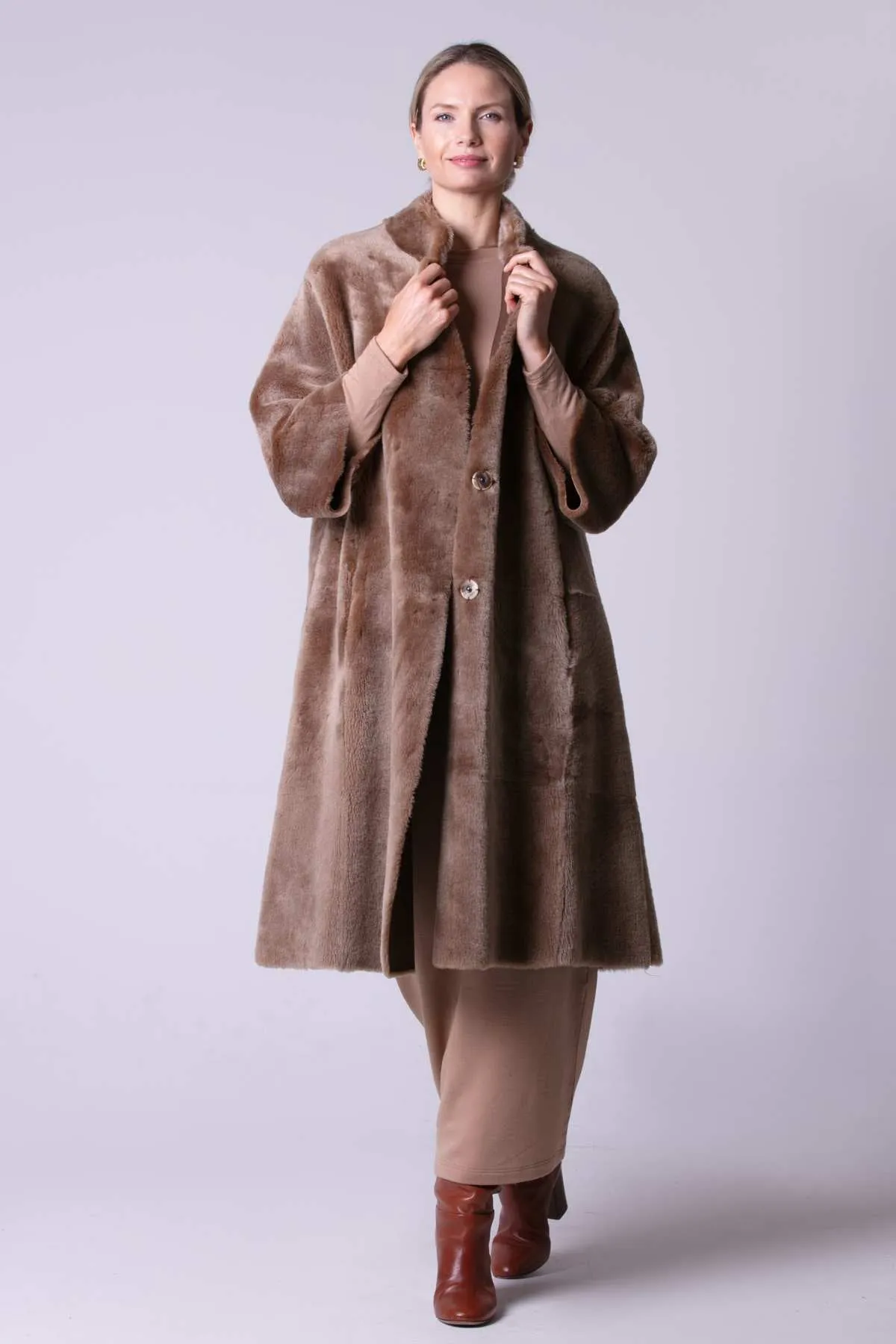 Rachel Shearling Coat