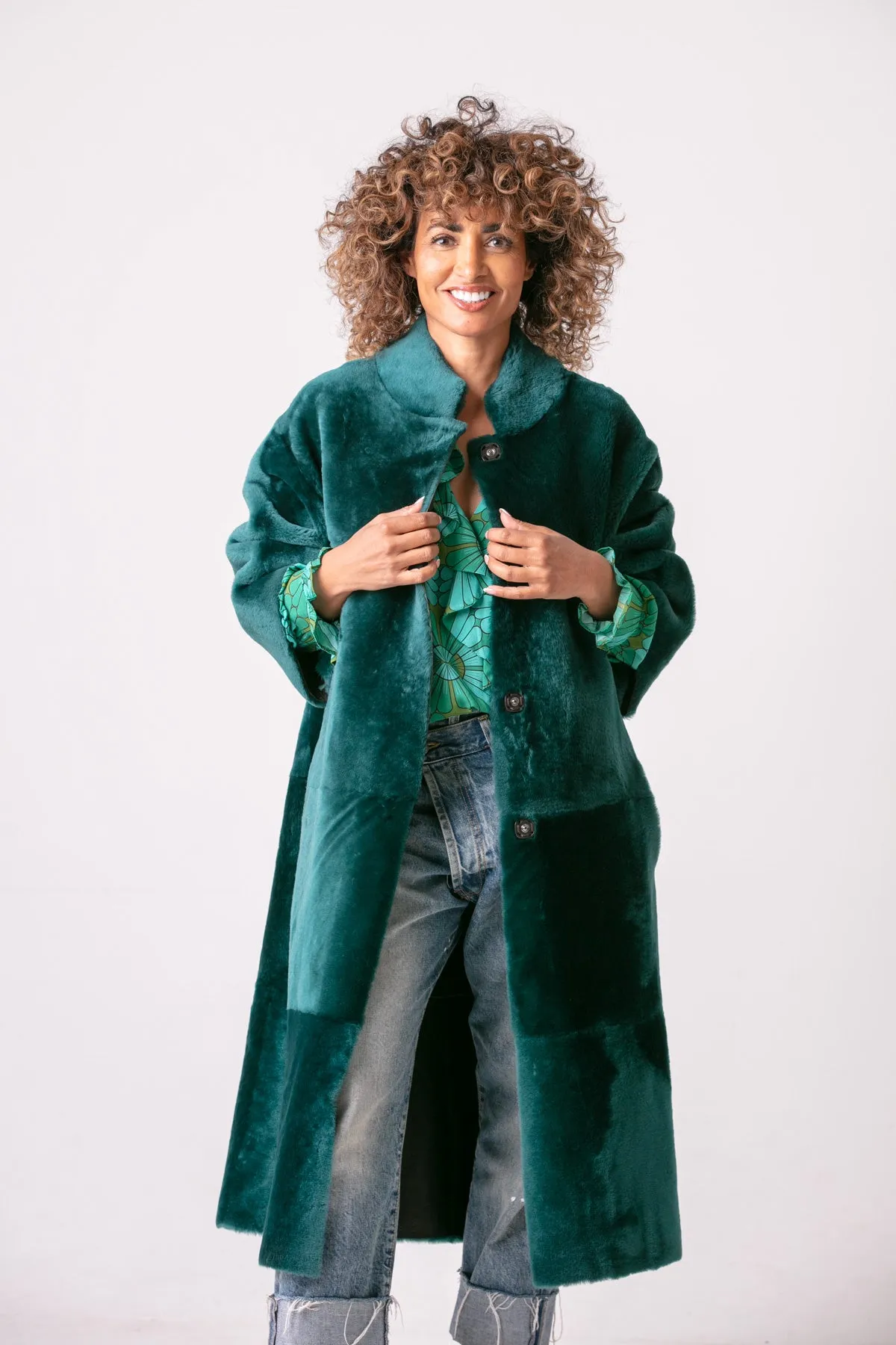 Rachel Shearling Coat