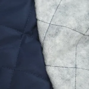 Remnant - 1m - Deadstock Lightweight Quilted Lining - Navy