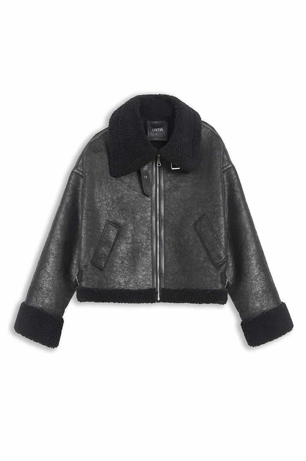 ROXY SUEDE SHEARLING JACKET