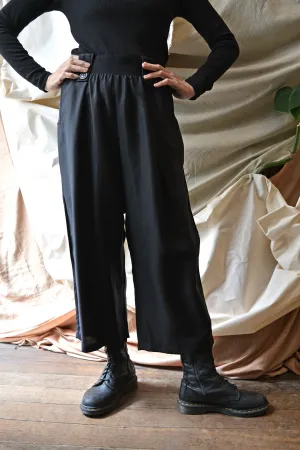 SL23 TAHLO WIDE LEG PANTS - OBSIDIAN