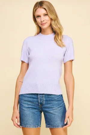 Soft Yarn Short Sleeve Top