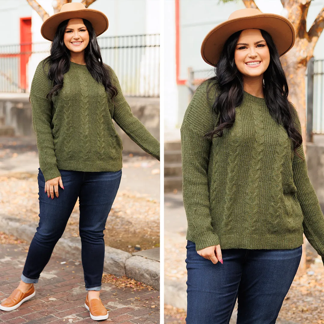 Something Gifted Sweater, Olive