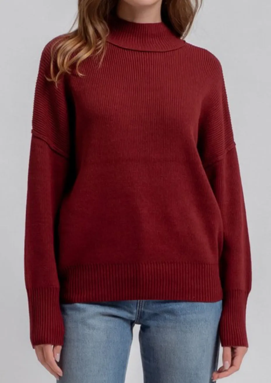 The Melony Mock Sweater