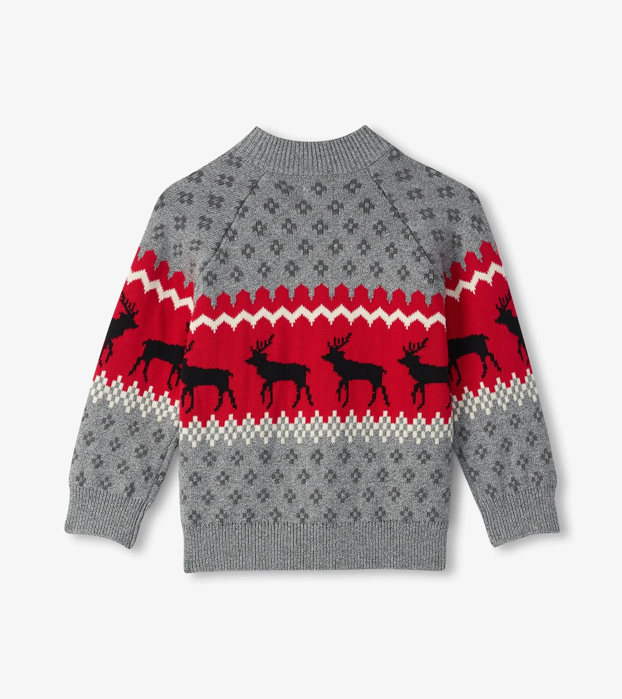 Winter Elks Mockneck Sweater