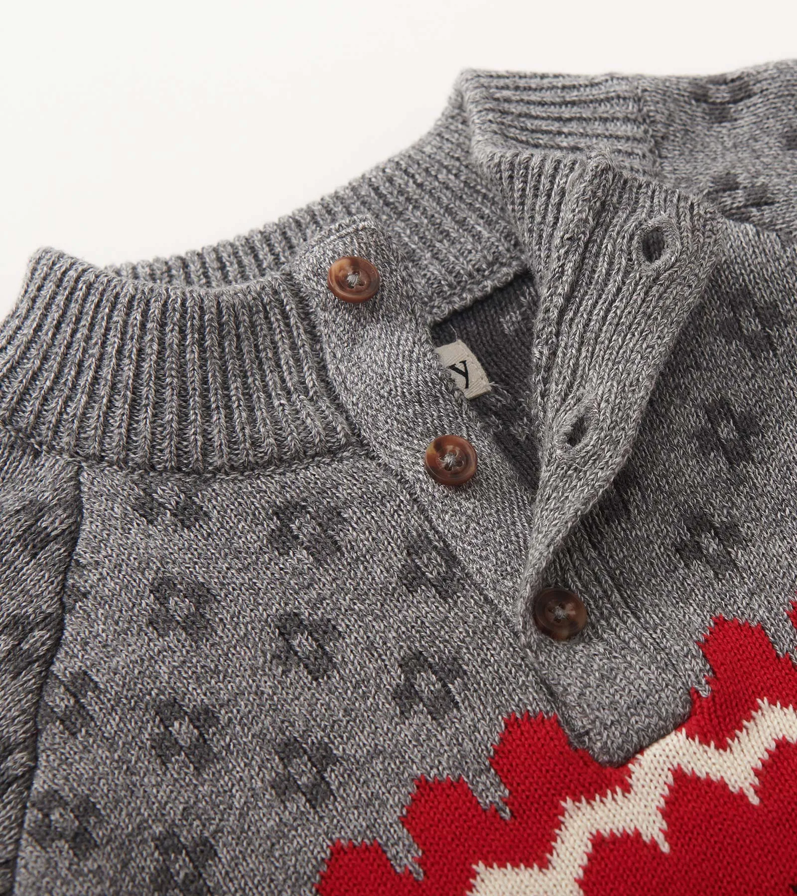 Winter Elks Mockneck Sweater