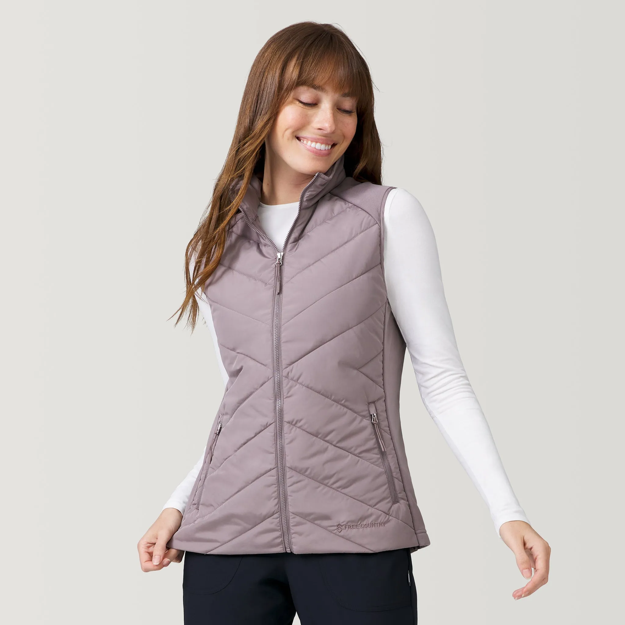 Women's Quilted Hybrid Vest