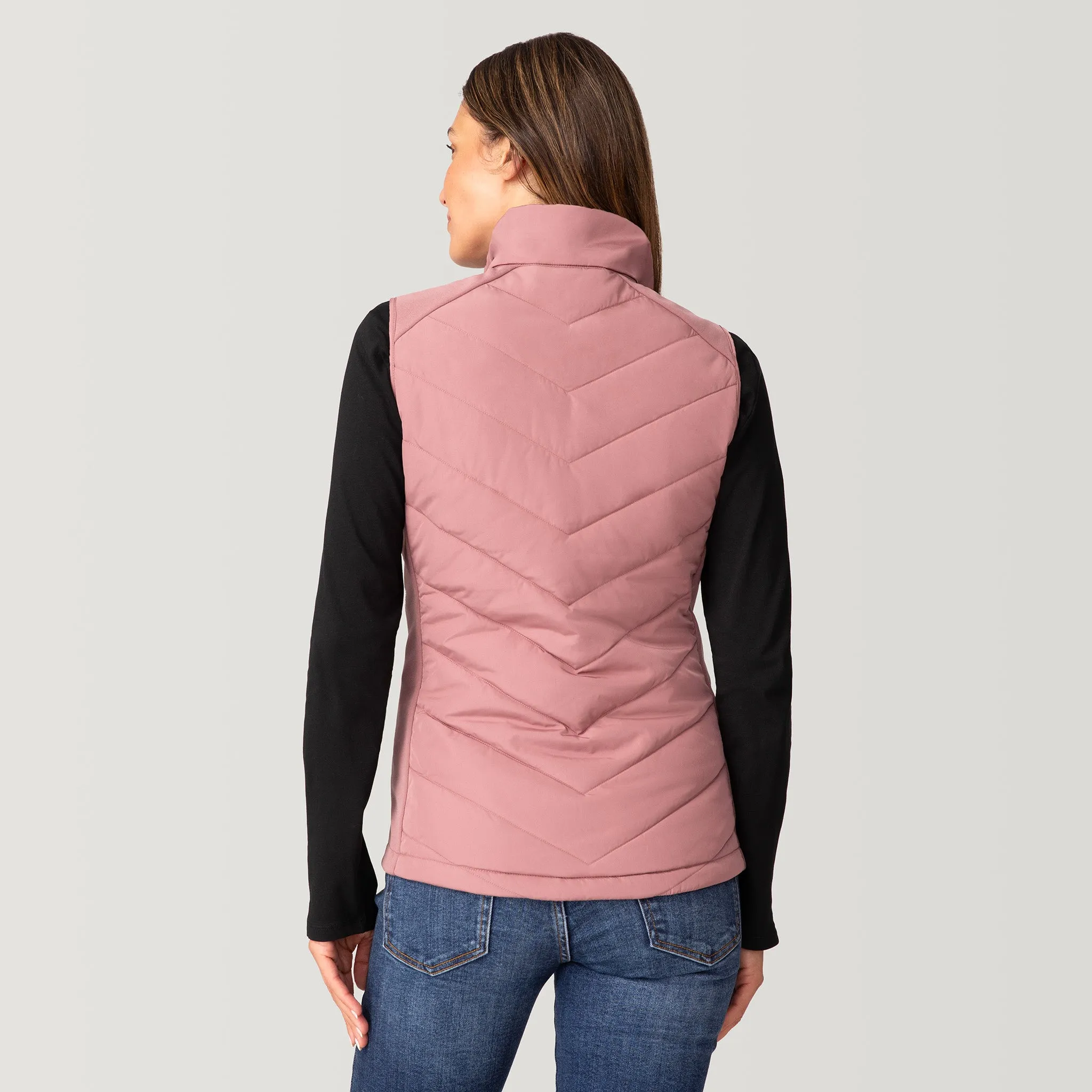 Women's Quilted Hybrid Vest