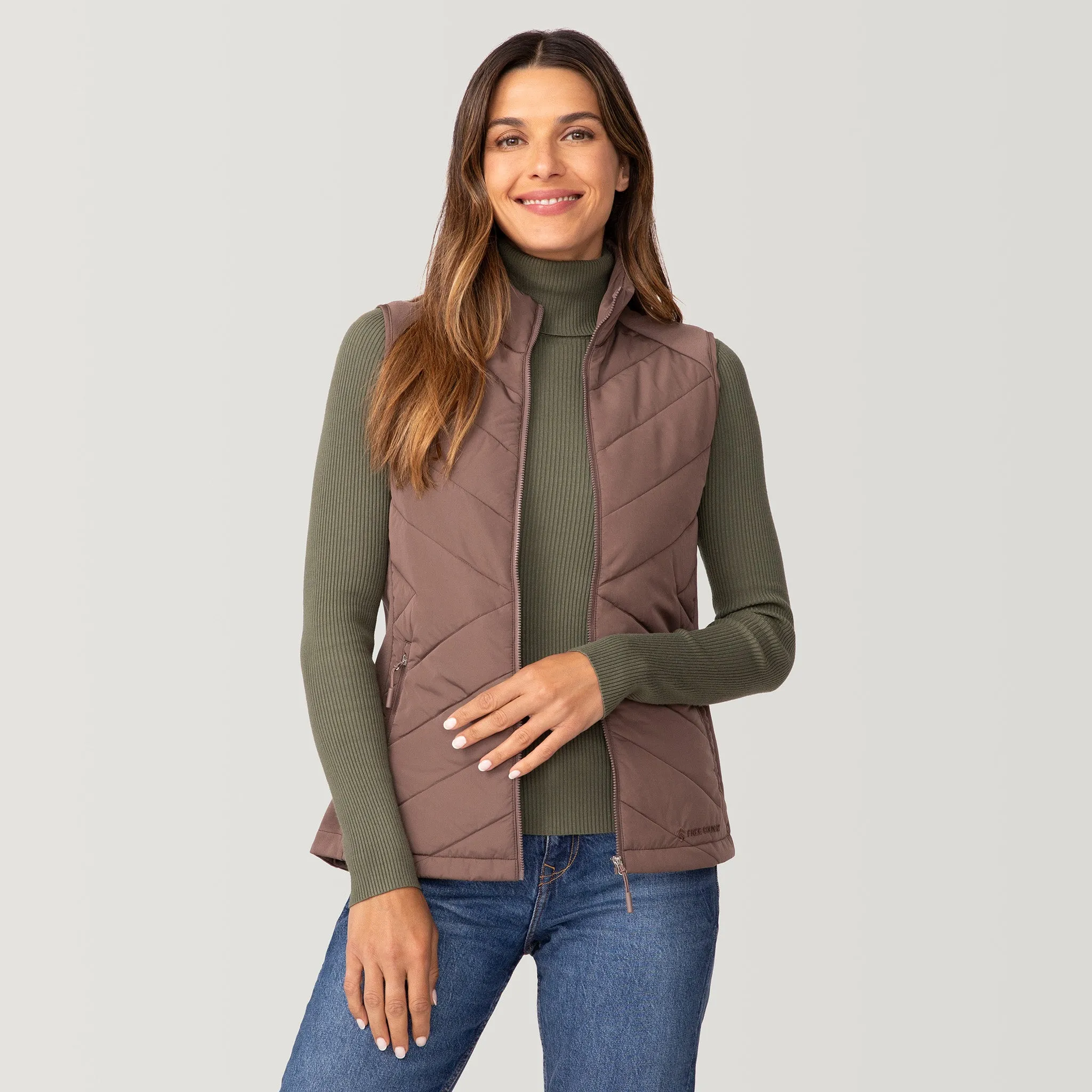 Women's Quilted Hybrid Vest