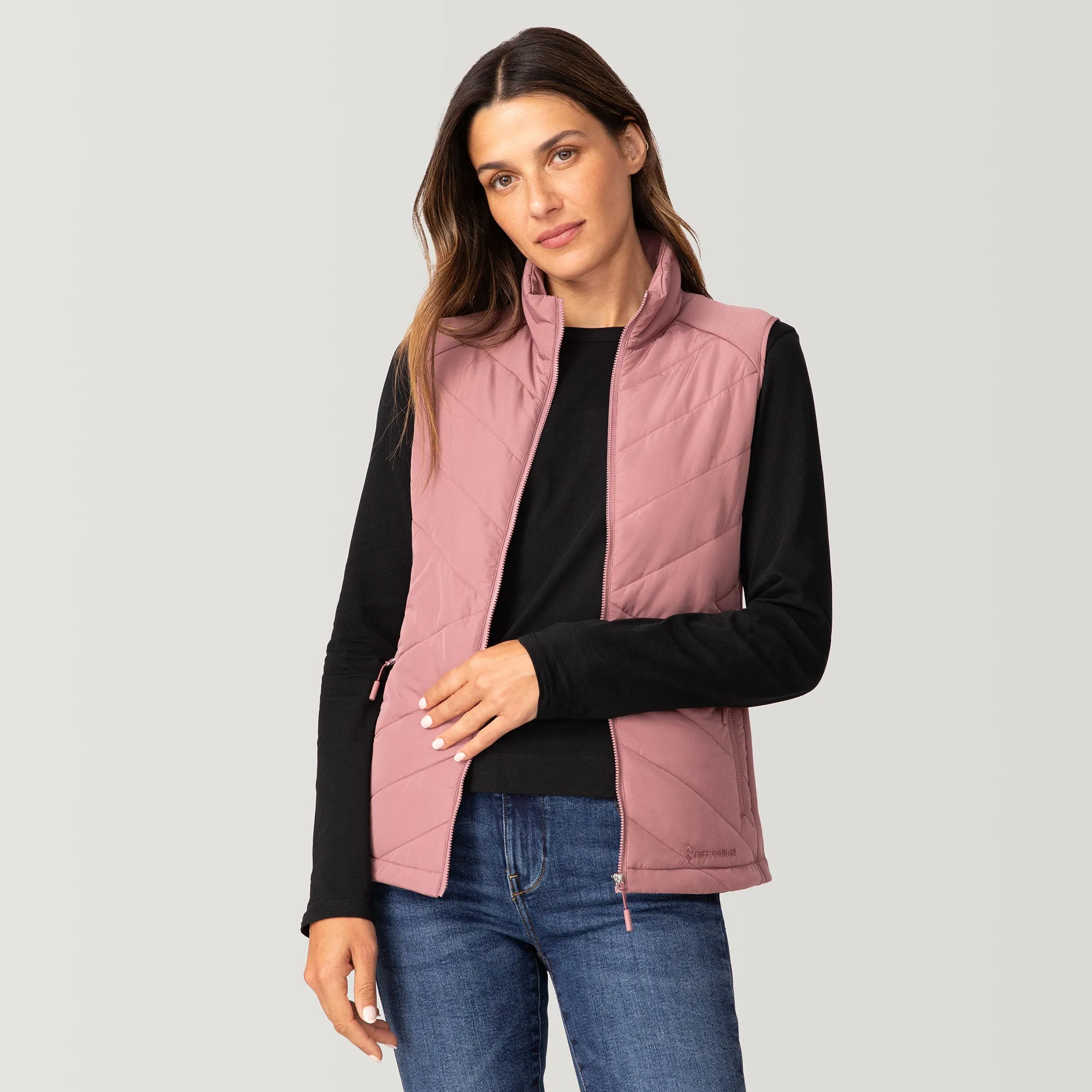 Women's Quilted Hybrid Vest