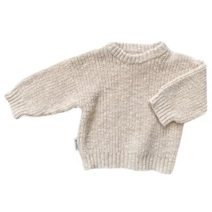 Ziggy Lou Textured Chunky Knit Jumper - Honey